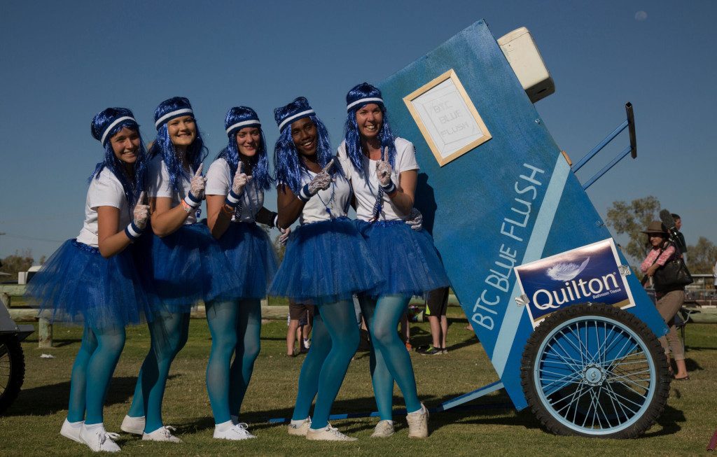 Quilton Australian Dunny Derby raising awareness for bowel health
