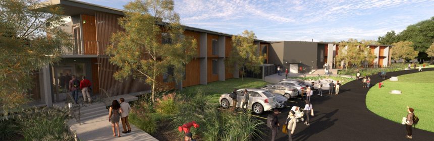 A render of the RACV Inverloch two-storey accommodation wing opening December 2026